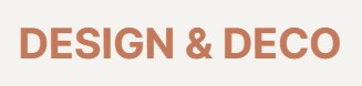 DESIGN & DECO logo